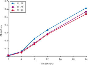 Growth of Campylobacter using BMG LABTECH’s FLUOstar Omega equipped with Atmospheric Control Unit