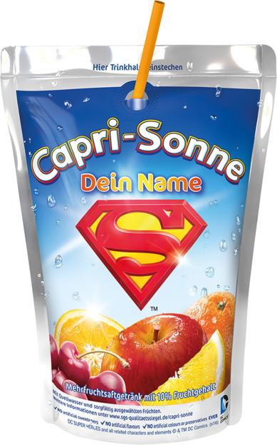 Capri Sonne Superdrink Personalisiertes Design Schafft Besondere Kaufanreize