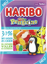 Penguins: zuckerreduziertes Fruchtgummi- Neuprodukt