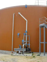 modernen Biogasanlagen