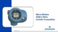 Introducing the all new Micro Motion<sup>®</sup> 4200 2-wire Transmitter