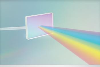 Volume Phase Holographic (VPH) Gitter zerlegen Licht durch Beugung in seine einzelnen Farben