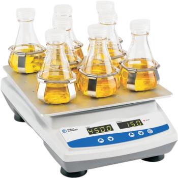 Fisherbrand multi-platform shaker provides a smooth, quiet horizontal orbital motion for mixing in bottles, flasks and beakers.