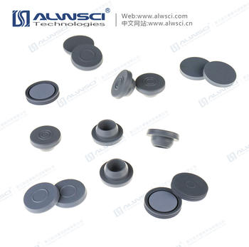 Variety Gray Butyl Rubber/PTFE liner to assemble crimp cap or pressure release cap for headspace vial 