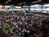 Ein Lebensmittelmarkt in den kolumbianischen Anden