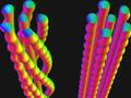 Descubren trenzas de nanovórtices