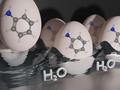 Moléculas en un cartón de huevos: cómo se pueden utilizar las superficies de agua para producir materiales funcionales