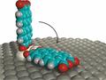 Nano Dominoes with Molecules