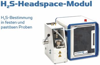 Wird der Sulfimax GX Lab bzw. Go mit einem Headspace-Modul erweitert, kann der H2S-Gehalt auch von festen und pastösen Proben gemessen werden