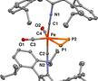 X-ray crystal structure of the mononuclear iron η2-diphosphorus complex