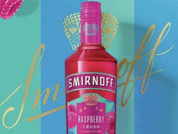 Smirnoff Raspberry Crush liefert den Himbeer-Boost