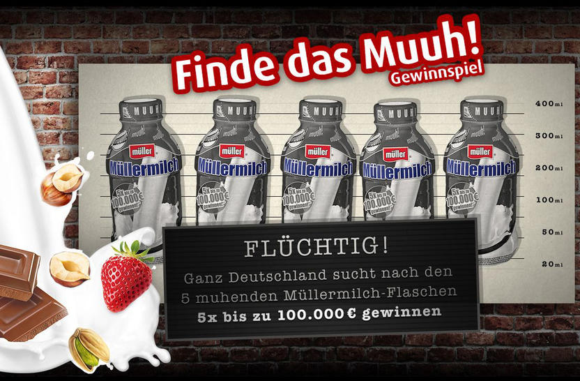 Gewinnspiel Müller Milch Gewinnspiel Müller Milch
