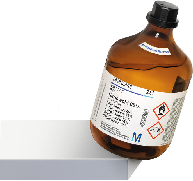 Patented Bottle for Acids with Added Safety Prevent Injury and