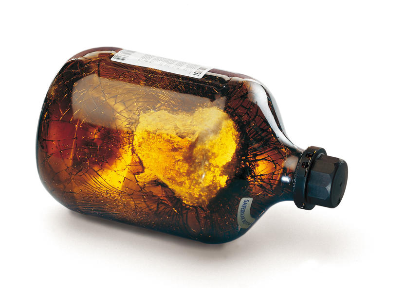 Patented Bottle for Acids with Added Safety Prevent Injury and